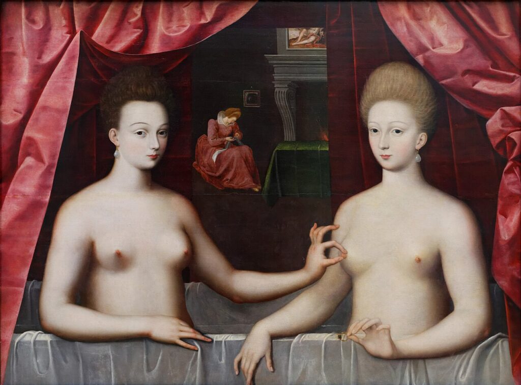 Gabrielle d'Estrées et une de ses sœurs est un tableau d'un auteur inconnu de l'École de Fontainebleau, peint autour de 1594. Cette huile sur panneau de chêne est conservée depuis 1937 au musée du Louvre qui l'a achetée à la collection de Mme Goubert de Guestre[